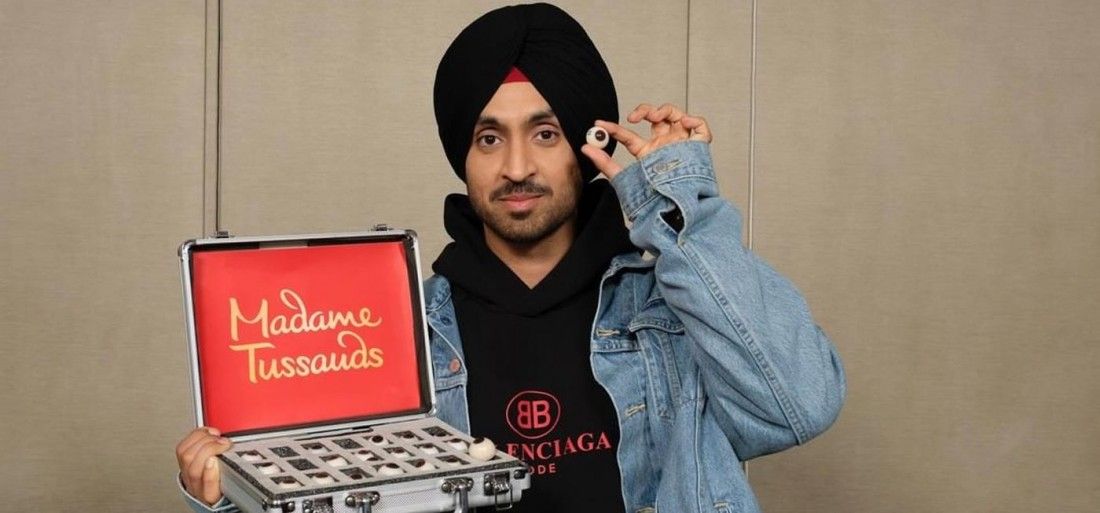 Diljit Dosanjh in Madame Tussauds Delhi